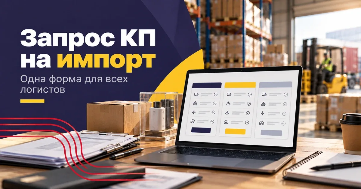 Единая форма запроса коммерческого предложения на официальный импорт из Китая