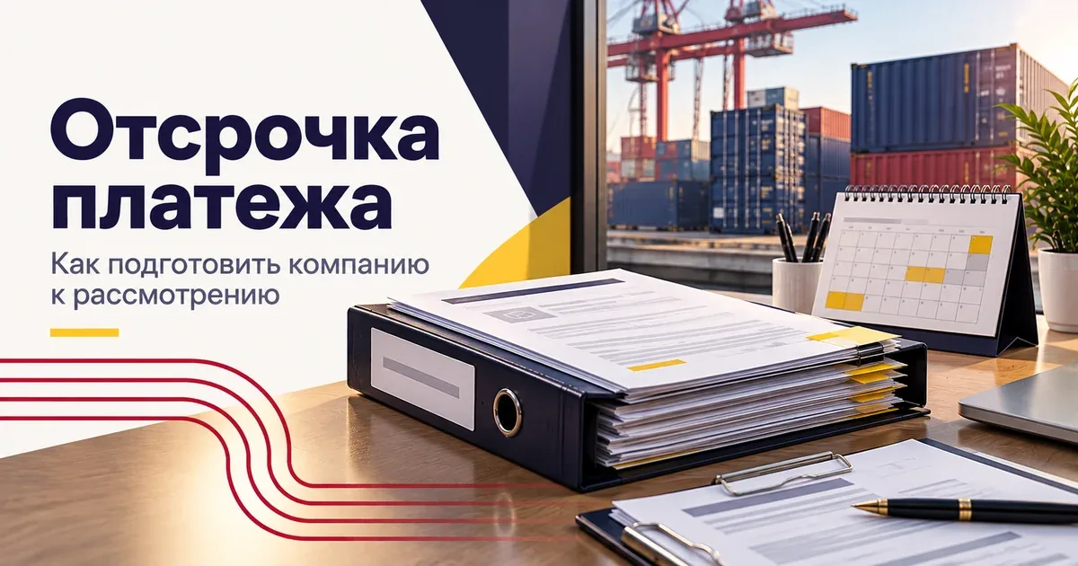 Схема участников отсрочки платежа при закупке через торговый дом в Китае