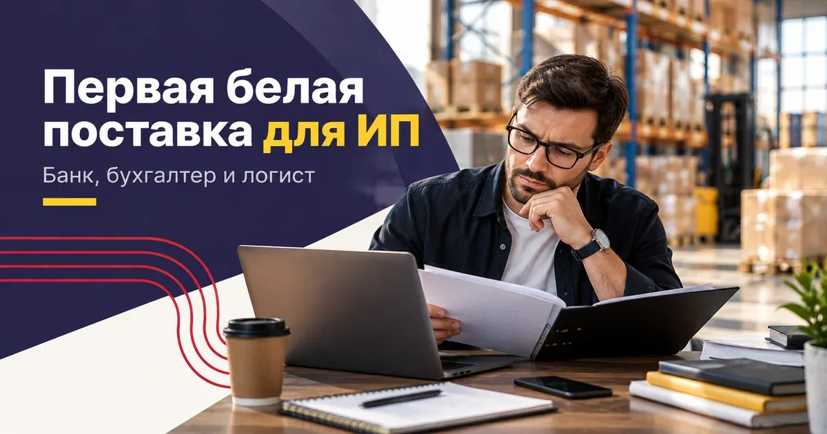 Индивидуальный предприниматель готовит первую официальную поставку из Китая